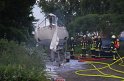 Feuer 1 Yacht explodiert Koeln Muelheim Hafen Muelheim P021